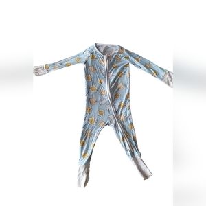 Little Sleepies Breakfast Buddies Sz 6-12 months, Blue